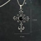 PENDRA Smoothcross Minimalist Titanium Steel Cross Necklace