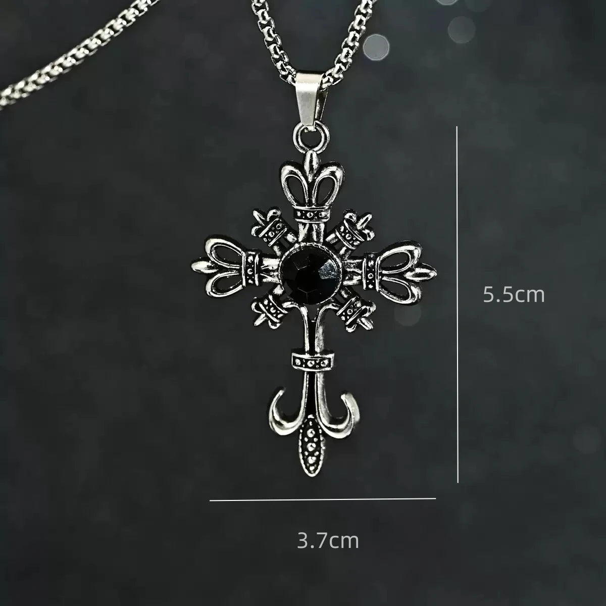 PENDRA Smoothcross Minimalist Titanium Steel Cross Necklace
