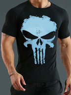 PENDRA Bull Print Tees Urban Short-Sleeve Travel T-Shirt