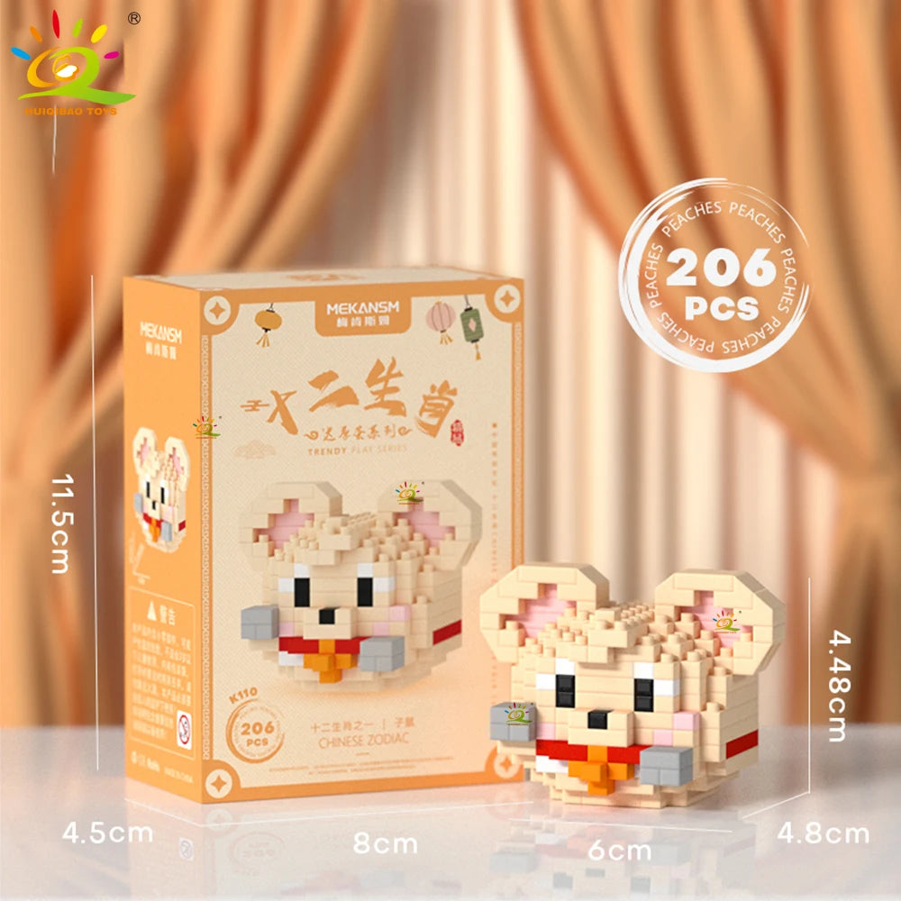 PENDRA Cute Delicious Micro Building Set