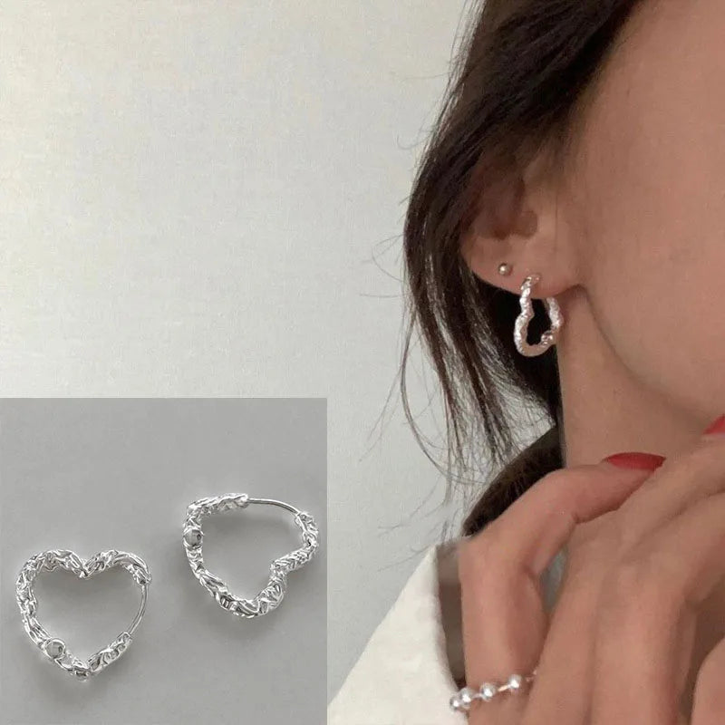 VENTFILLE 925 Sterling Silver  Starfish Hoop Earring for Women New Personality Trendy Starfish Earrings