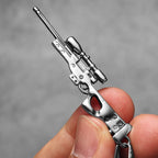 Awm Sniper Rifle Gun Men Necklaces Stainless Steel Pendant Chain Women Punk Fashion Jewelry New in Accessories Gifts Wholesale
