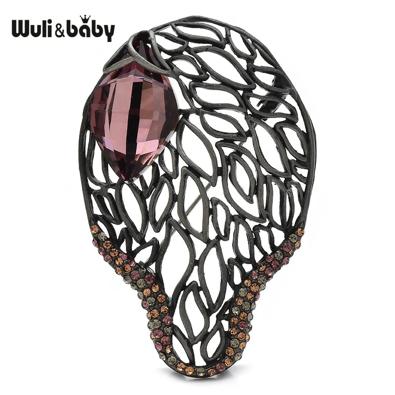 PENDRA Celestine Crystal Brooch