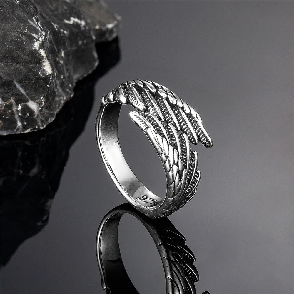 PENDRA Angel Wings Opening Copper Ring