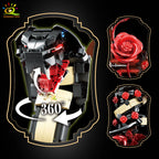PENDRA Snake Rose Floral Building Set