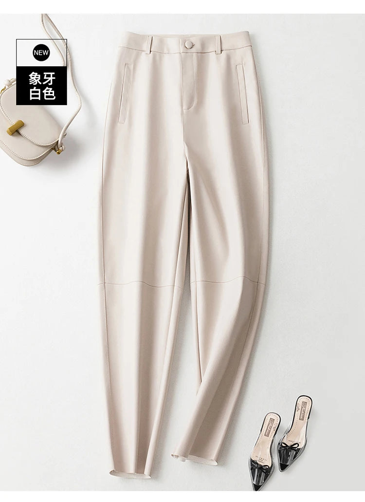 PENDRA Carrot Fit High Waist Cropped Pants