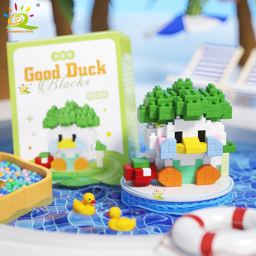 PENDRA Cute Duck Micro Building Set