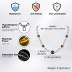 PENDRA Tiger Beaded Splicing Beaded Necklace