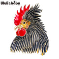 PENDRA Regalcrest Enamel Cock Brooch