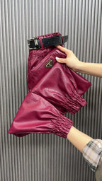 PENDRA PU Leather Warm Pants