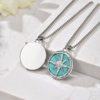 PENDRA Stone Star Pendant Necklace