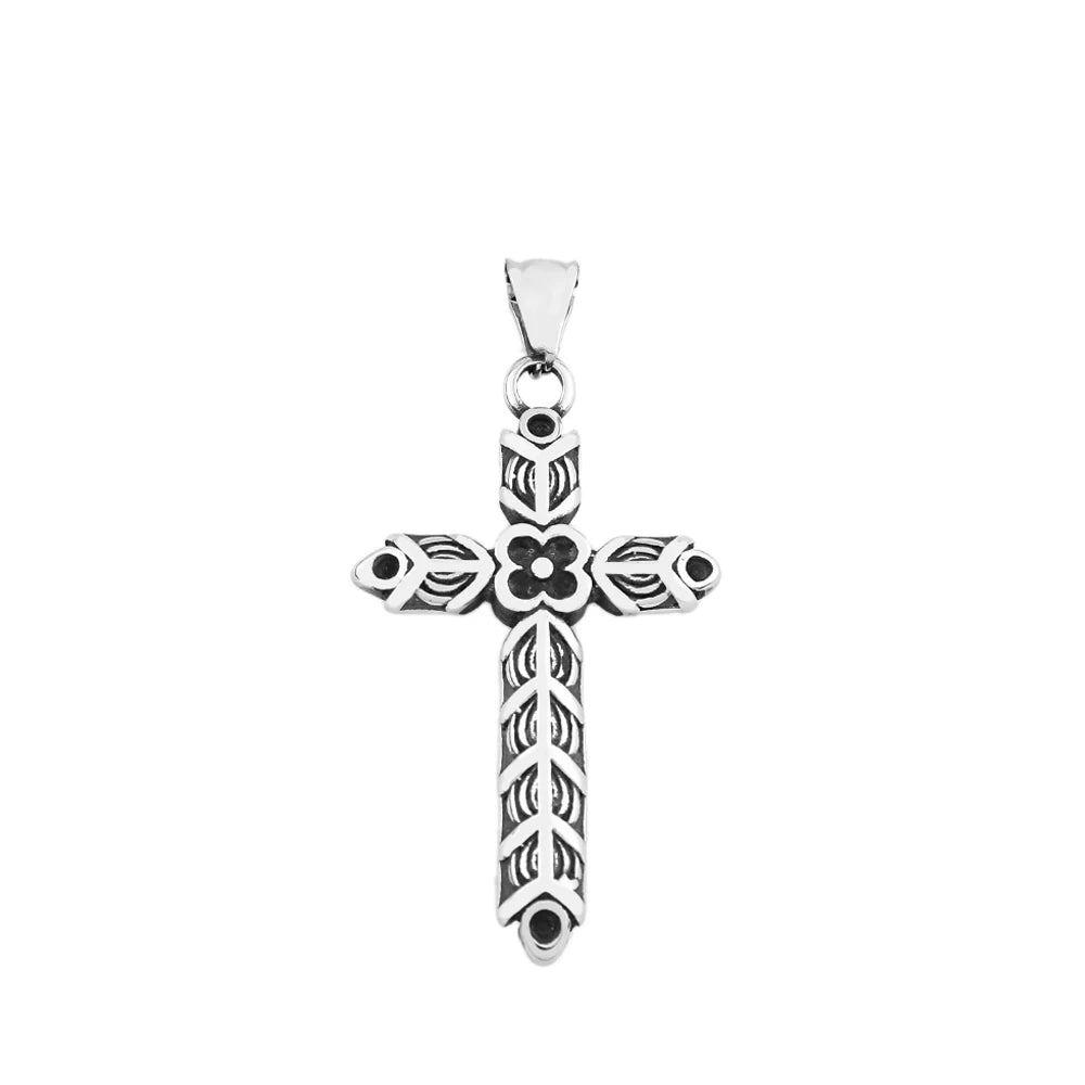 PENDRA Rhombuscross Gothic Rhombus Cross Pendant