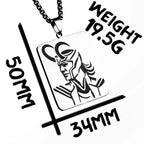 PENDRA Gods Loki Norse Steel Necklace