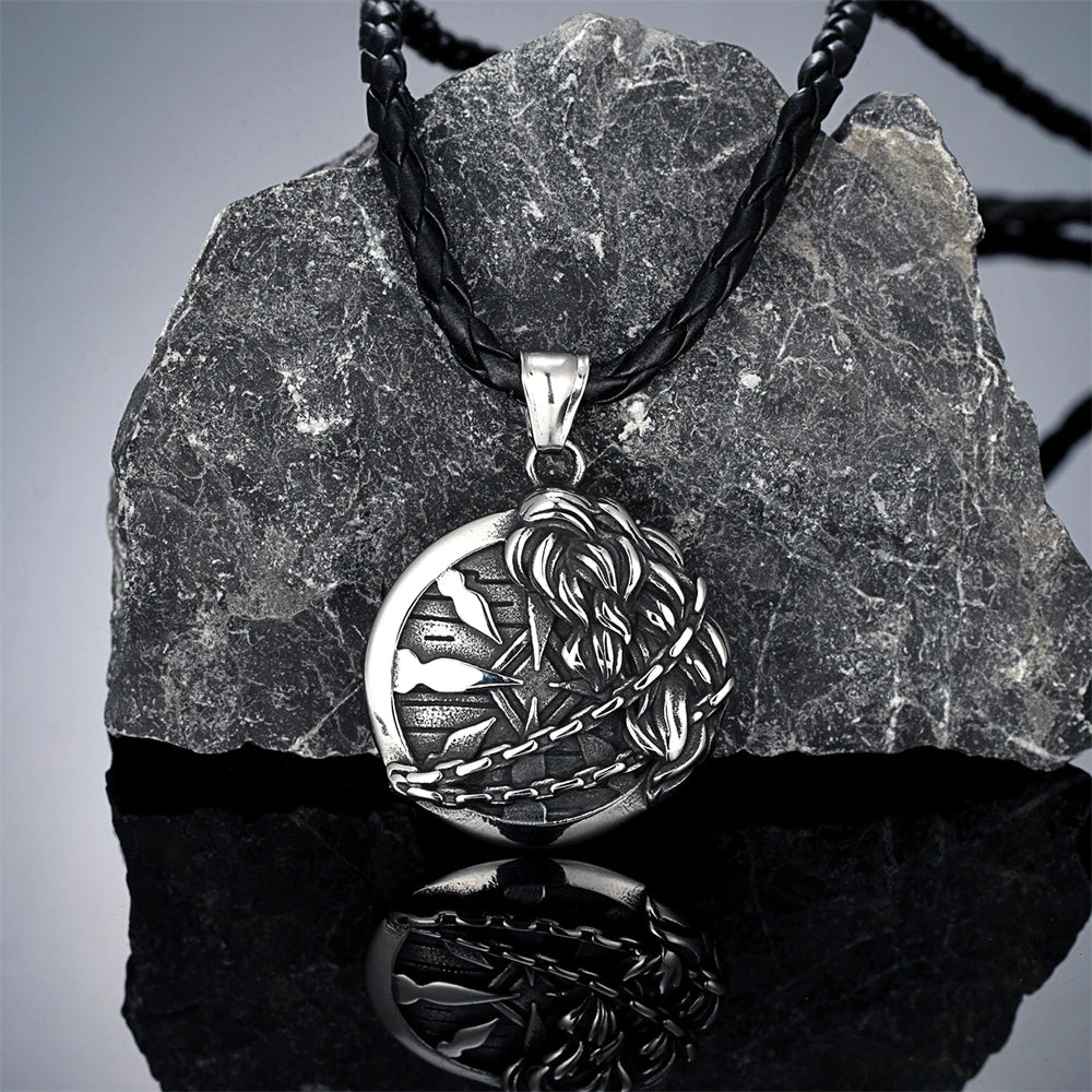 PENDRA Viking Spear Norse Necklace