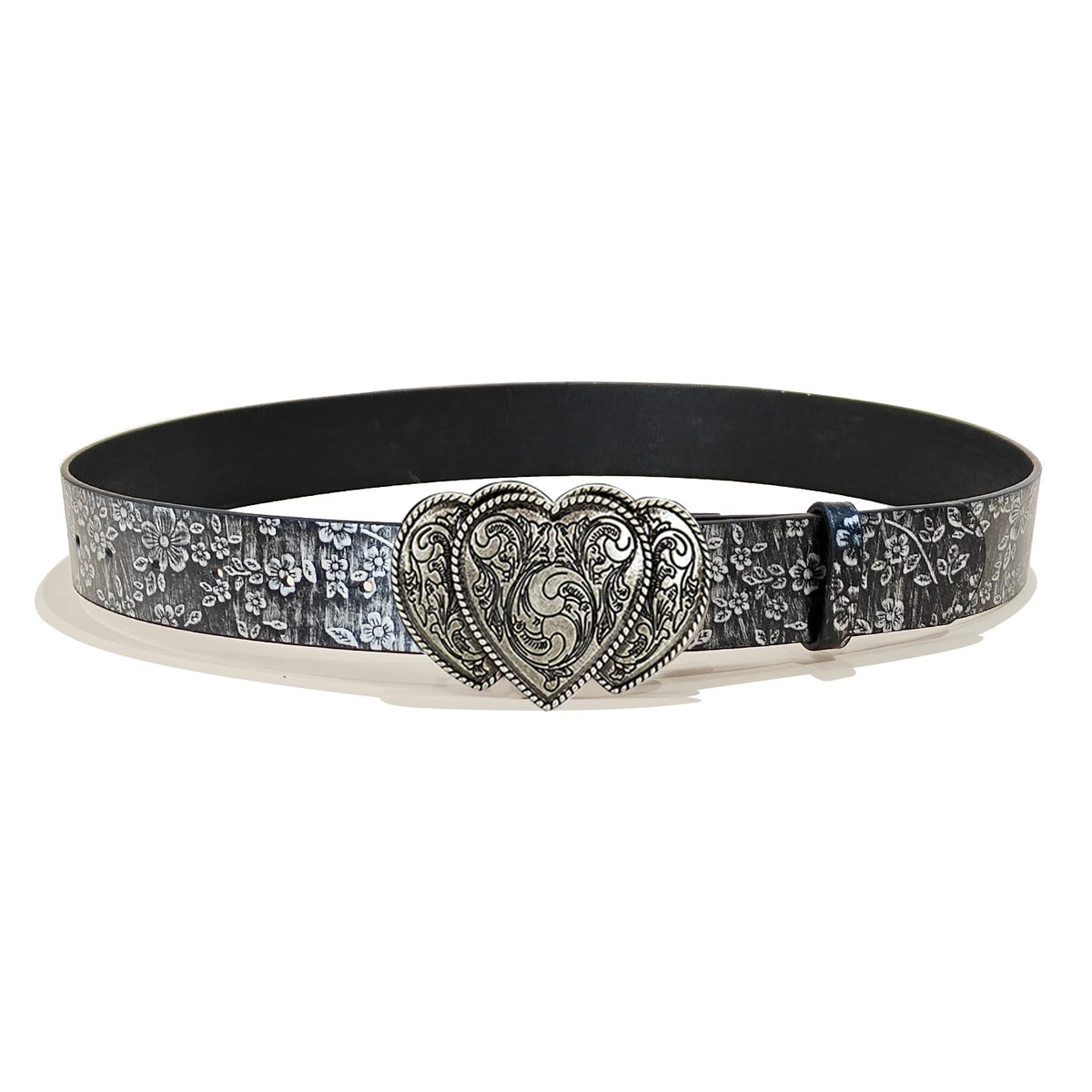 Heavy Duty Punk Belt Men Women Y2K Inlaid Rhinestone Stars Love Bright Flash Gothic Air Eye Hollowed Vintage Jeans Waistbands