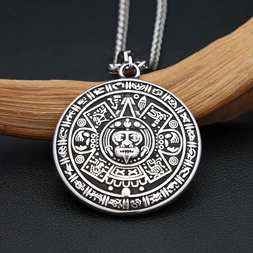 PENDRA Mayanforge Black Mayan Symbol Pendant