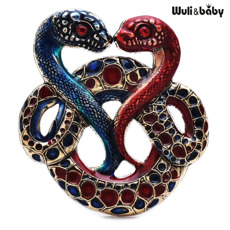 PENDRA Serpelle Snake Brooch