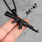 PENDRA HK416 Automatic Rifle Steel Necklace