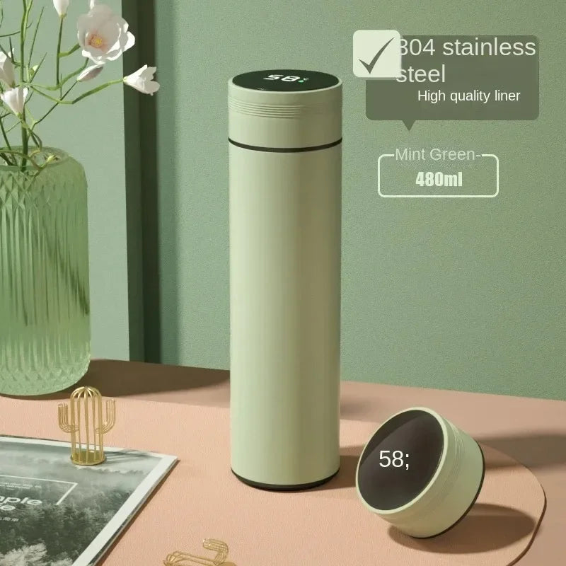 PENDRA Stainless Steel Smart Insulated 500ml Thermos Bottle
