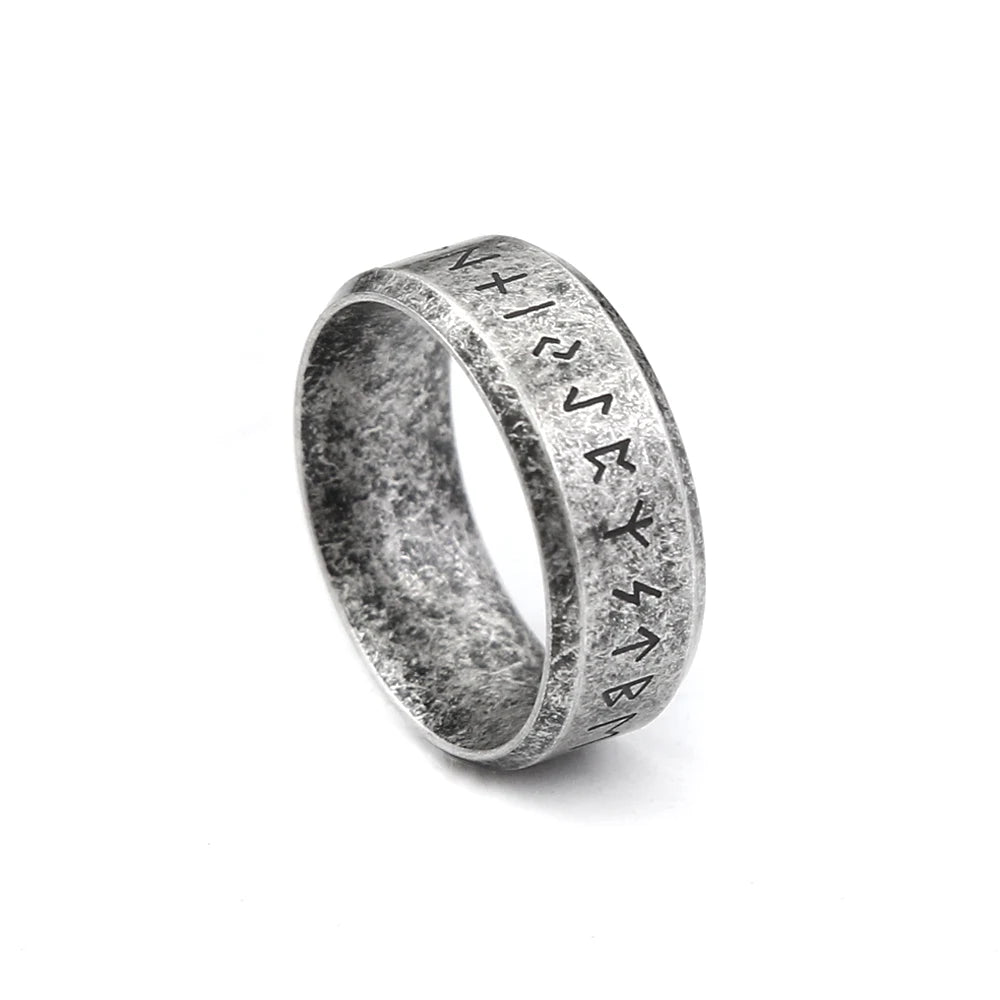 PENDRA Futhark Nordic Viking Rune Ring