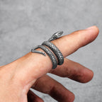 PENDRA Golden Snake Animal Ring