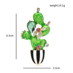 PENDRA Cactara New Cactus Brooch