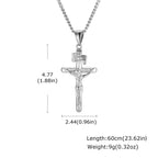 PENDRA Cross Cuban Crucifix Pendant Necklace