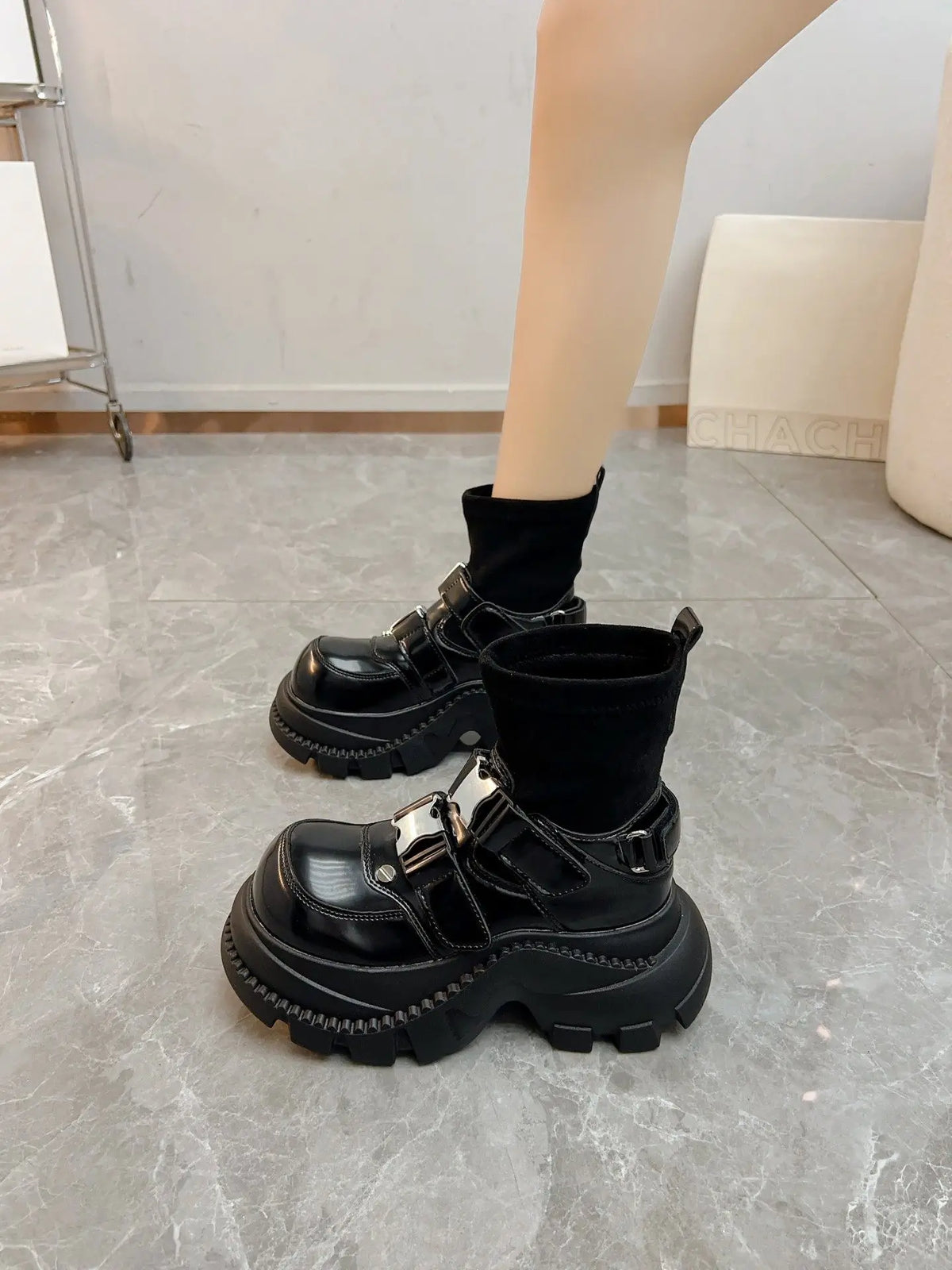 PENDRA Round Head Muffin Boots