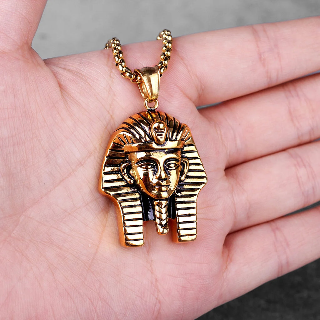 PENDRA Egypt Pharaoh Boyfriend Steel Necklace