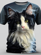 PENDRA Sports Abstract Cartoon T-Shirt