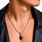 PENDRA Stone Geometry Pendant Necklace