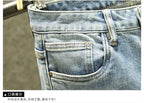 Designer Men's Jeans Luxury Fashion Slim Fit Denim Jeans Stylish korean and Casual Spring and Autumn Look Casual Pencil Pants