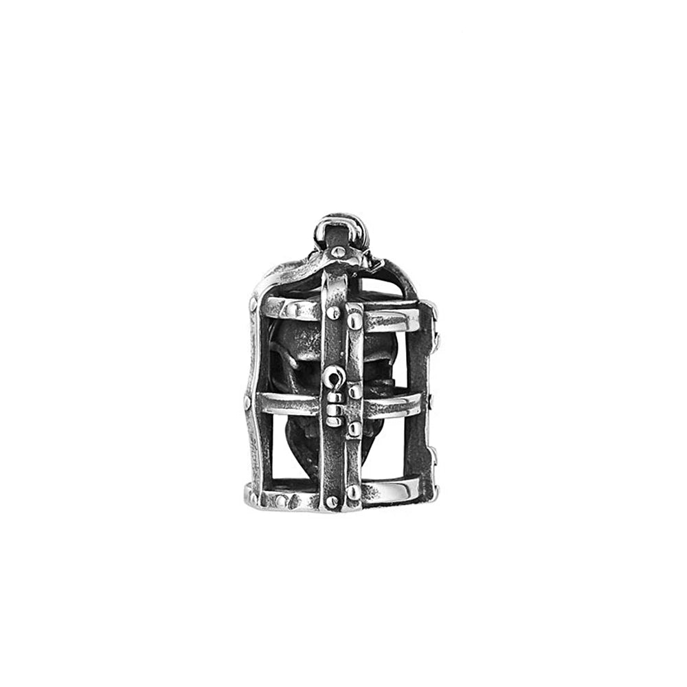 PENDRA Skullcage 316L Stainless Steel Cage Pendant