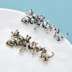 PENDRA Five Cats Friends Animal Brooch