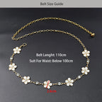 PENDRA Miraene Gemstone Minimal Waist Chain Belt