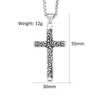 PENDRA Crossengrave Engraved Cross Pendant