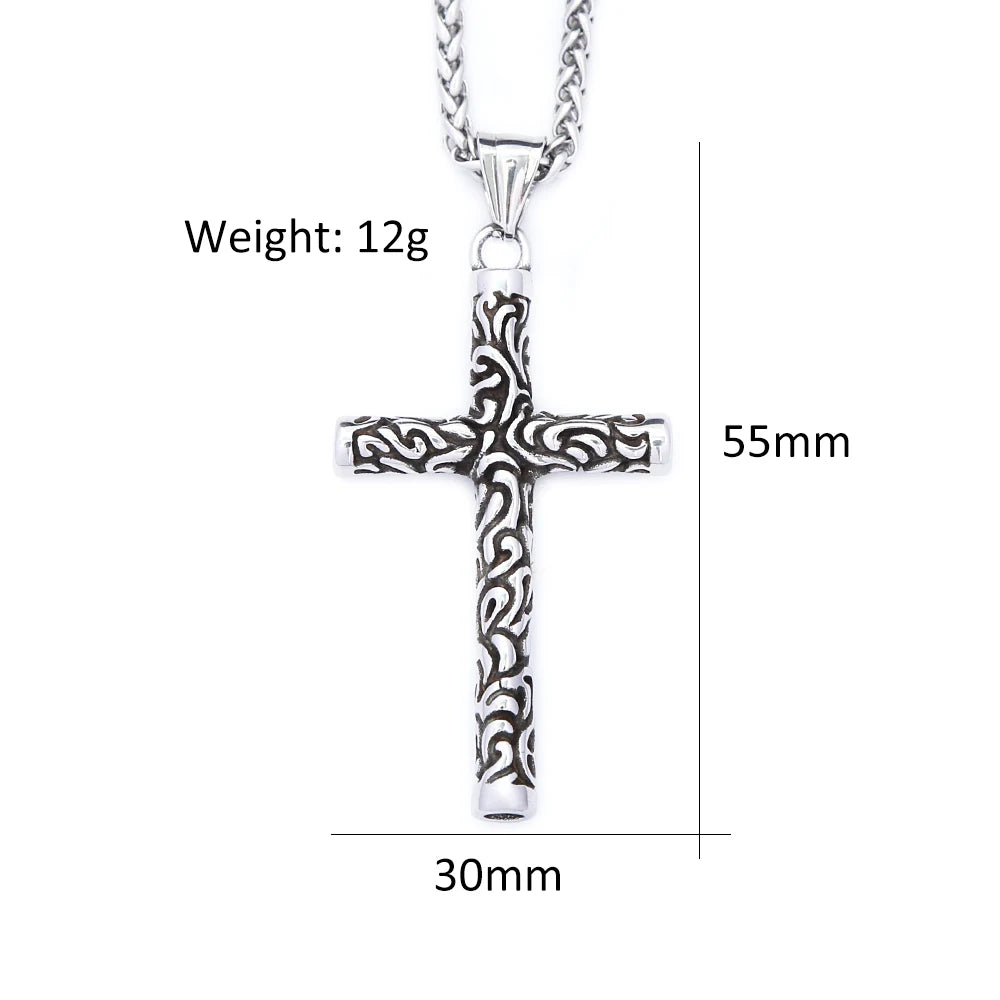 PENDRA Crossengrave Engraved Cross Pendant