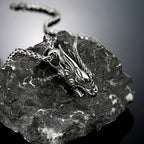 PENDRA Dragon Norse Steel Necklace