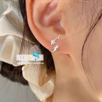 PENDRA Dolphins Sterling Silver Earrings