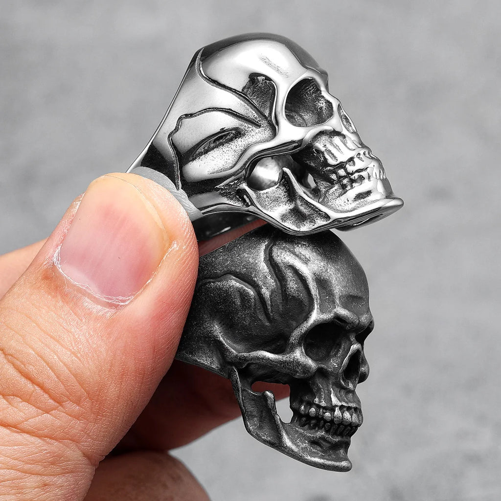 PENDRA Gothic Punk Skull Ring