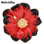 PENDRA Petalia Enamel Flower Brooch