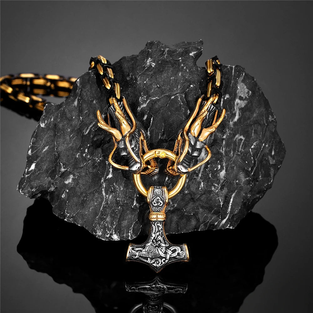 PENDRA Dragon Black Necklace