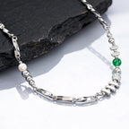 PENDRA Irregular Stone Chain Necklace