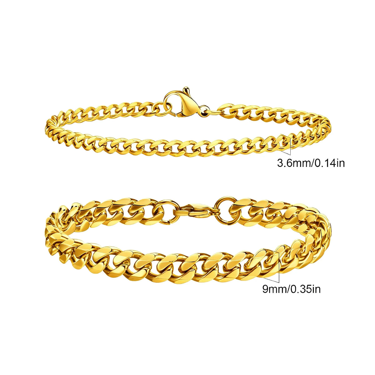 PENDRA Cuban Black Bracelet