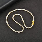 PENDRA Zircon Tennis Chain Necklace