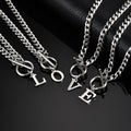 PENDRA Alphabet Letter Chain Necklace
