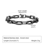 PENDRA Rectangle Silver Bracelet
