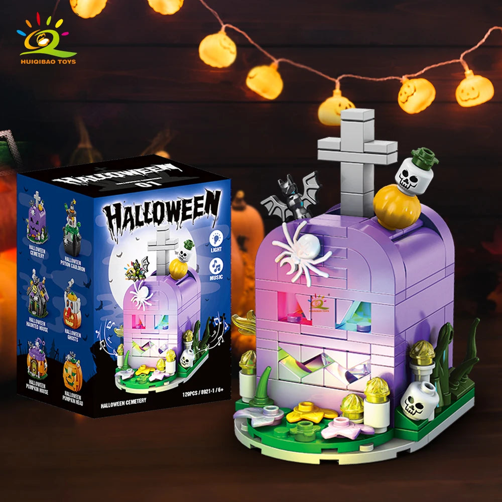 PENDRA Pumpkin Ghost House Building Set