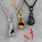 PENDRA Boxing Gloves Boxer Steel Necklace