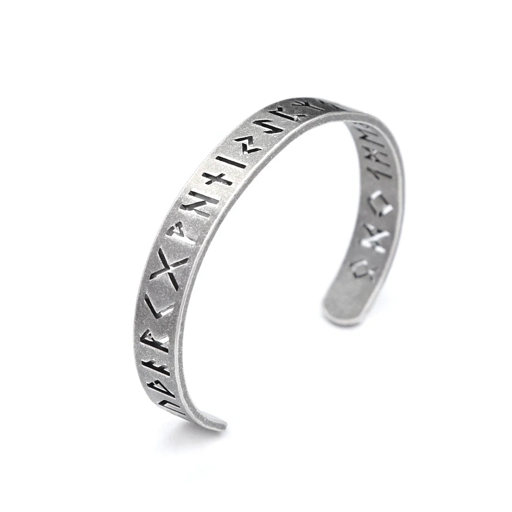 PENDRA Runeband Hollow Viking Rune Bracelet